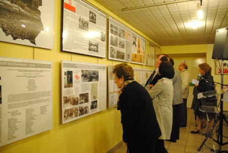 Wystawa o historii NSZZ "Solidarność"